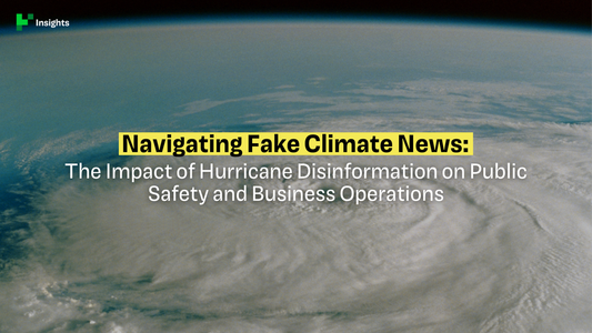 Navigating Climate Fake News: The Impact of Hurricane Disinformation on Public Safety and Business Operations